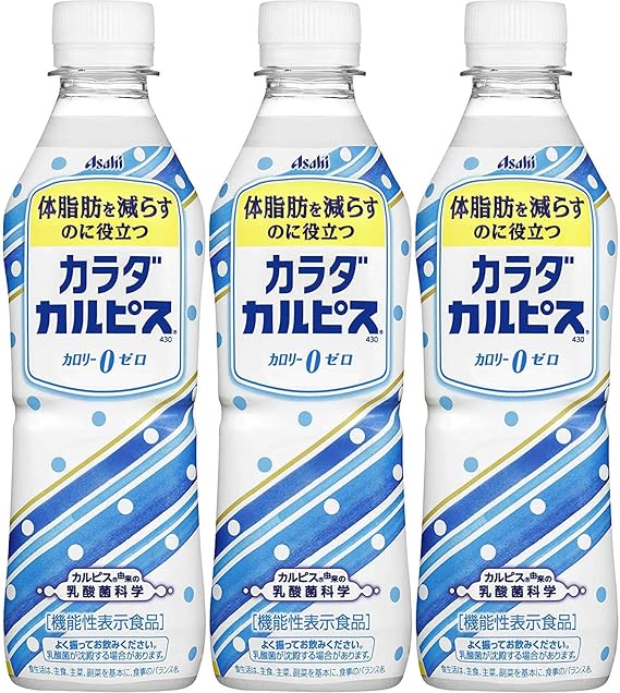 Amazon アサヒ飲料 カラダカルピス 430 430ml 3本 機能性表示食品 乳酸飲料 通販