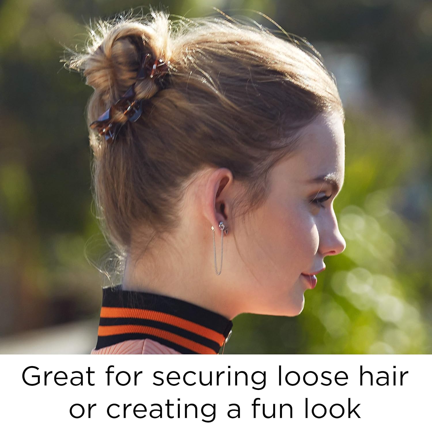 Goody 32764 Women's Classics 2 Medium Claw Clips, Pefrect for All Hair Types, Great for Easily Pulling Up Your Hair, Plastic Material, Black and Brown Colors, 2 Count (Pack of 1) : Hair Claws : Beauty