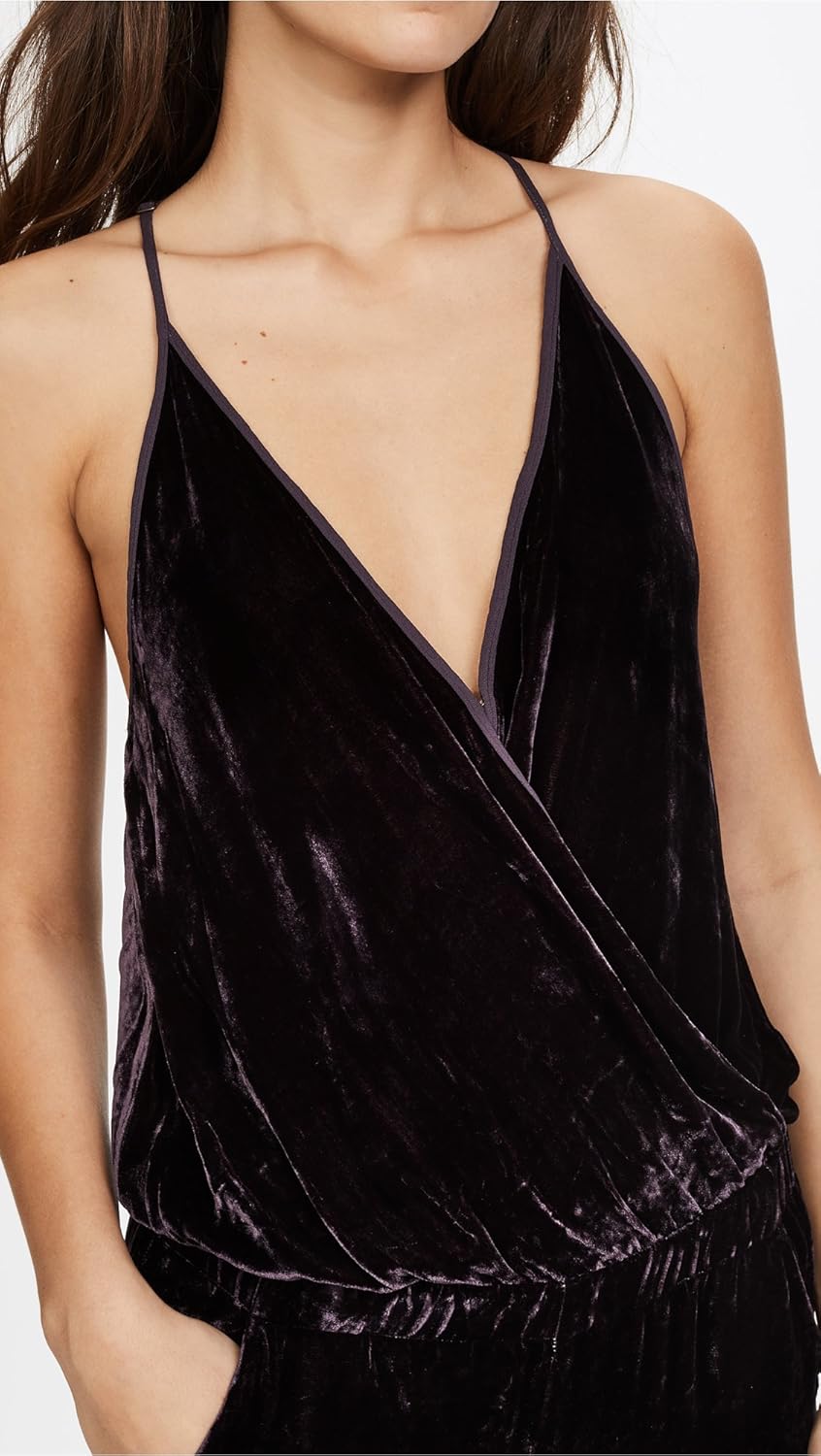 young fabulous and broke velvet jumpsuit