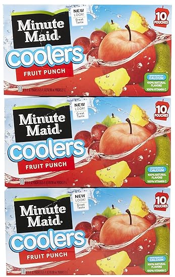 Minute Maid Coolers Fruit Punch Nutrition Facts ...
