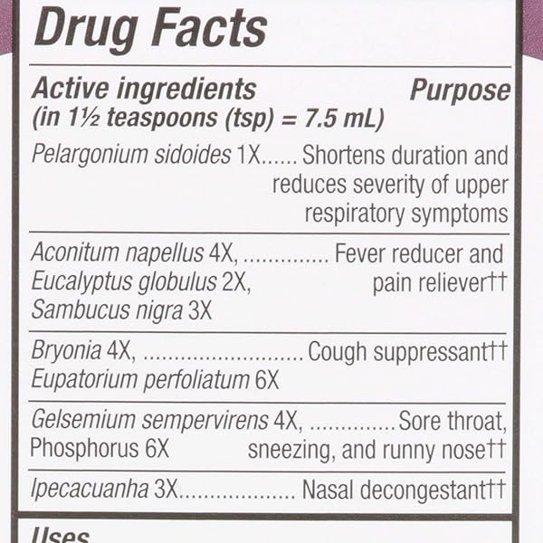 NATURES WAY, UMCKA ELDERBERRY SYRUP, 4 FL OZ