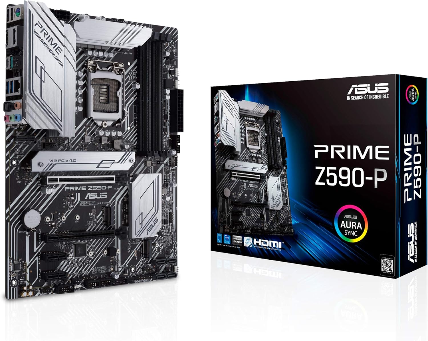 ASUS PRIME Z590-P (INTEL Z590) LGA 1200 ATX motherboard with PCIe® 4.0 ...