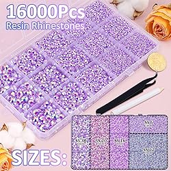 16000Pcs Resin Jelly Rhinestones for