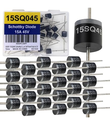 Amazon.com: Chanzon 15SQ045 Schottky Diodes 15A 45V R-6 Axial 15