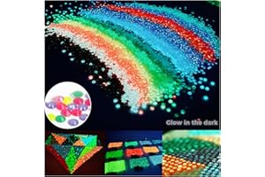 FOREVER YOUNG Glow in The Dark Diamond Painting Beads for Diamond Dots Accessories, 20 Colors Round Diamond Painting Drills Flatback Rhinestones for Crafts, Bead Art Gem Art, 20000PCS