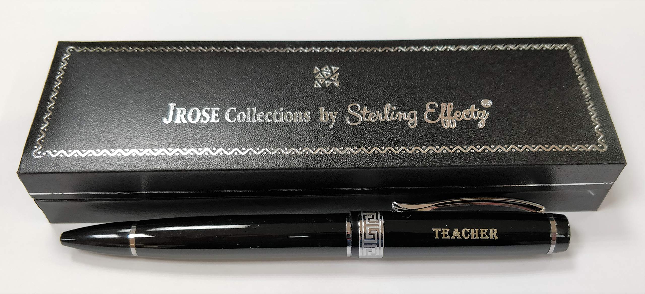 JRose Collections Elegant Teacher Pen in Luxury Gift Box for Men - Premium Writing Instrument Perfect for Teachers, Professors, and Educators
