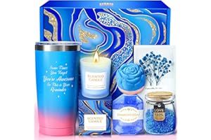 TRSILLE Valentines Day Gifts, Birthday Gift for Women Spa Baskets Set, Valentines Day Gifts for Him, Her, Wife, Girlfriend, Sister, Mom, Couples, Grandma, Bestie, Boyfriend, Coworkers Holiday Anniversary