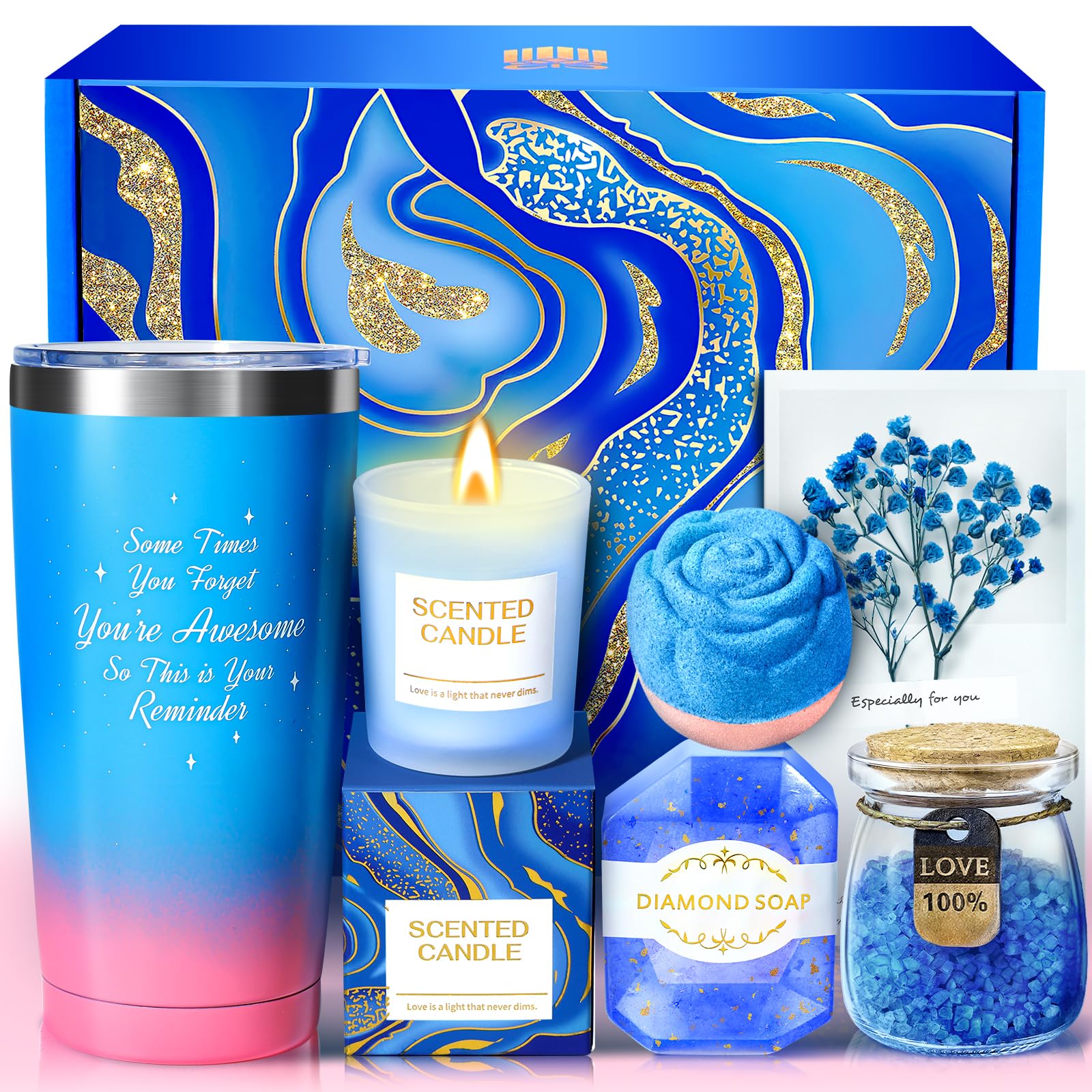 Photo 1 of ** FACTORY SEALED**
Valentines Day Gifts for Her, Birthday Gift for Women Spa Baskets Set, Valentines Day Gifts for Him, Wife, Girlfriend, Sister, Mom, Couples, Grandma, Bestie, Boyfriend, Coworkers Holiday Anniversary