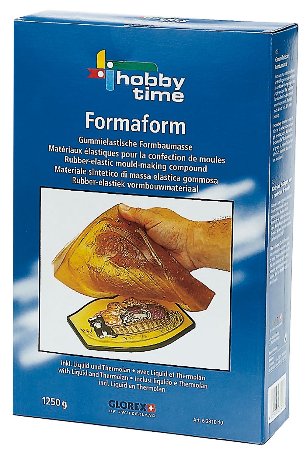 Glorex 6 2310 10 Forma Form Shape Silk Clay, 1250 g