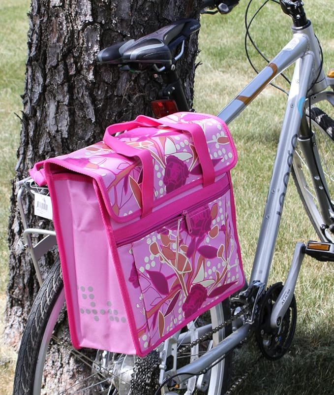 pink bike bag