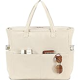 Bluboon Beach Bags for Women, Large Waterproof Tote Bag With Wet Compartment for Pool Weekender Travel Gym