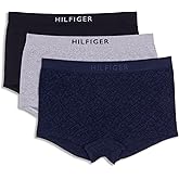 Tommy Hilfiger womens Seamless Matte & Shine Boyshort Underwear 3-pack