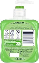 Carex 2 Hour Protection Antibacterial Aloe Hand Wash 6 x 250ml view 8