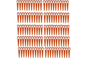 100Pcs Durable Plastic Trimmer Replacement Blades,Compatible with STIHL Polycut 2-2/3-2, FSA 45/57/52, Sun Joe 24V-GT10&Redba