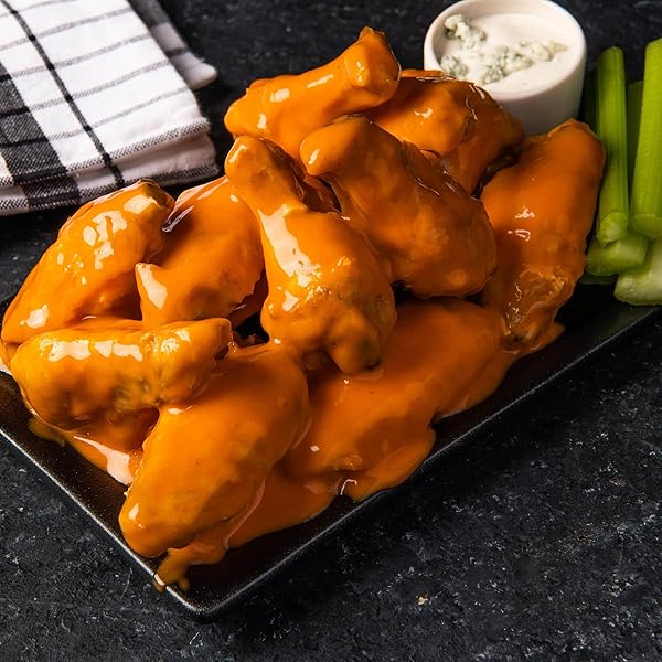 FRANK’S REDHOT MILD BUFFALO WINGS SAUCE, 1 GAL – 1 GALLON BULK CONTAINER OF MILD BUFFALO HOT SAUCE WITH A BALANCED FLAVOR PERFECT FOR WINGS, DRESSINGS, DIPS AND MORE