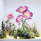 Giant Flowers for Wedding Backdrops, Large Artificial Flower for Christmas Party, Big Flower for Decoration Living Room Oversize Fake Flowers Professional Jumbo Photography Styling
