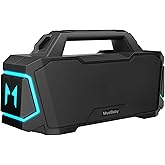 Bluetooth Speaker,Musibaby M1 Portable Bluetooth Speakers:Loud Stereo Sound with Subwoofer,Deep Bass,IPX6 Waterproof,Wireless Speaker with BT5.3,Dual Pairing,24H+ Playtime for Outdoor,Beach(Blk)