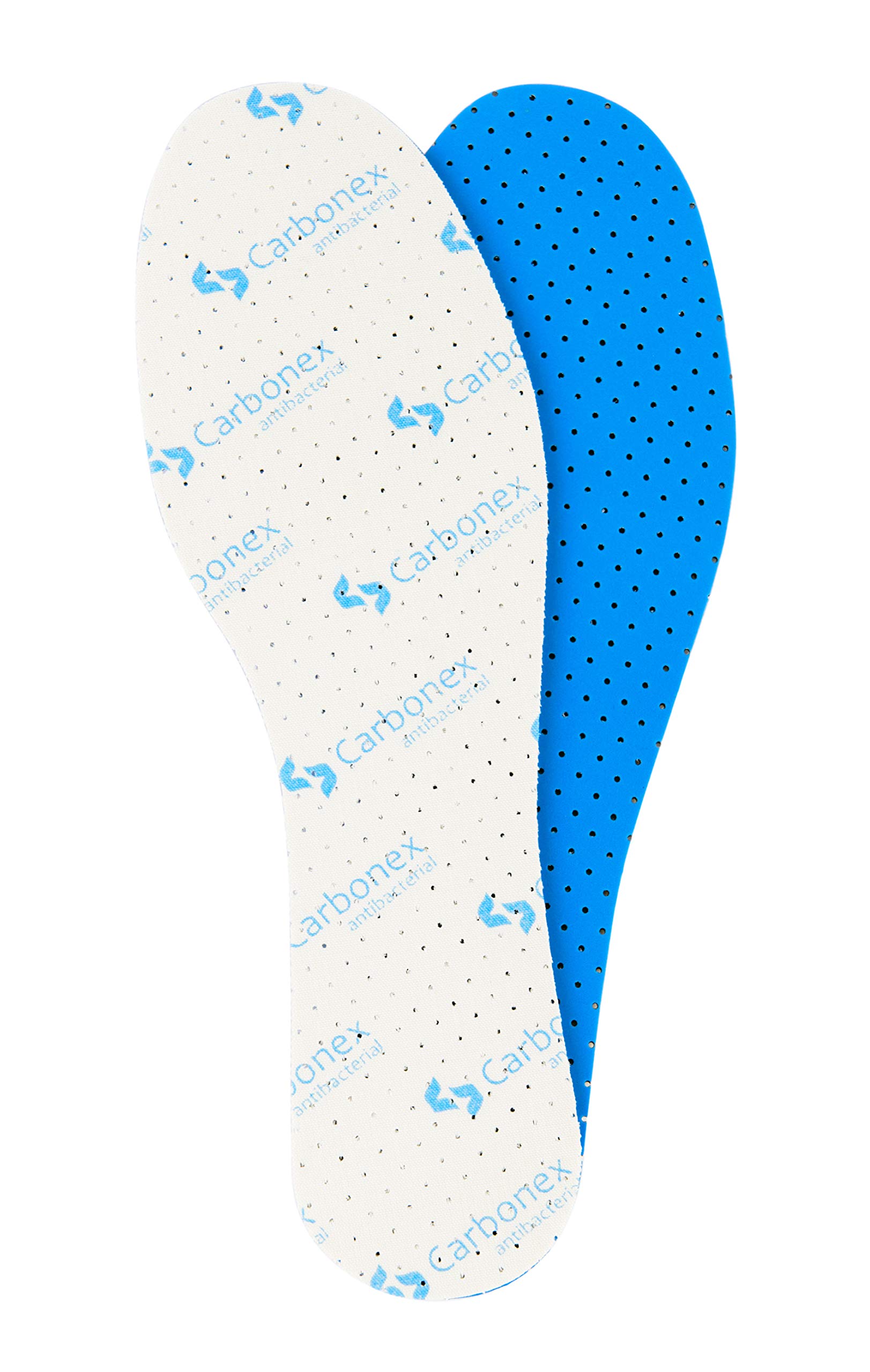 Next Generation Anti-Bacterial Odour Killing Shoe Insoles Inserts – Ultra-Fresh Technology with Octylisothiazolinone - Kaps Fresh Carbonex (43 EUR / 9 UK Men))