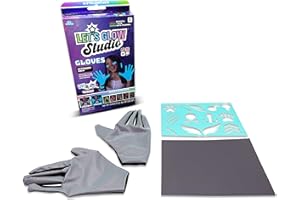 SKY CASTLE LetsGlow Studio Gloves Accessory Pack - for LetsGlow Studio DIY Arts and Crafts Influencer Video Creator Kit - (LetsGlow Studio Sold Separately)
