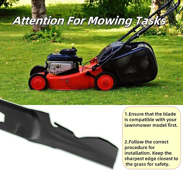 VNTEBOZD MULCHING BLADE SET 742P05086-X 54″ FIT FOR MTD XT1-GT54 ST54 ZT1-54 ZT2-54 REPLACEMENT 490-110-C205 742-05086-X CMXGZAM110205