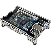 Orange Pi 5 Zebra Case | Clear Top | Black Ice