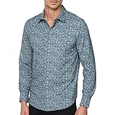 Robert Graham Men's Claredon Long Sleeve Knit Button Down Shirt