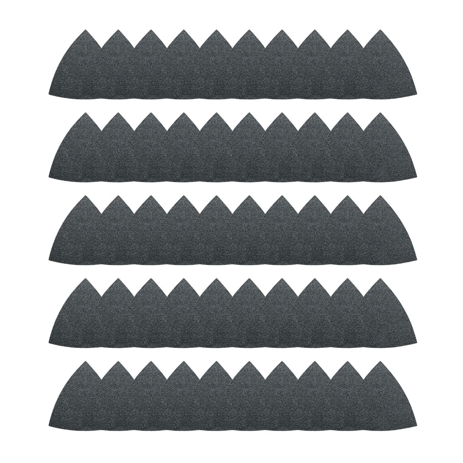 FEIN FMM-Accy FEI63717122016 Triangle G120 Sanding Sheet Stone, Multi-Colour, 120 Grit, 50-Pack