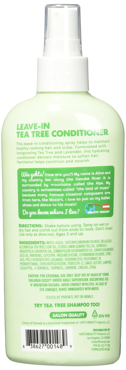 Buy Circle Of Friends Tea Tree Leave In Conditioner 8 Fluid Ounce