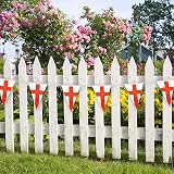 SHATCHI 10m St George Cross Bunting 25 Flags Outdoor UK Banner 32.8ft view 7