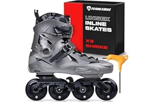 Flying Eagle X3 Shrike Freeskates - Aggressive Inline Skates for Men & Women, Adult Roller Skates Inline, Roller Skate, Skating Shoes for Outdoor, Rollerskates Adult