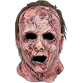 Scary Zombie Mask Bloody Realistic Killer Demon Latex Mask Horror Creepy Halloween Cosplay Costume Props for Adults Men