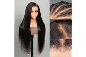 SUPERLOOK Glueless Wigs Human Hair Pre Plucked Wear and Go Glueless Drawstring Wig 5x5 HD Lace Closure Wig Pre Cut Lace Bleac