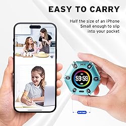 Pomodoro Timer, Magnetic Visual Timer with Flip