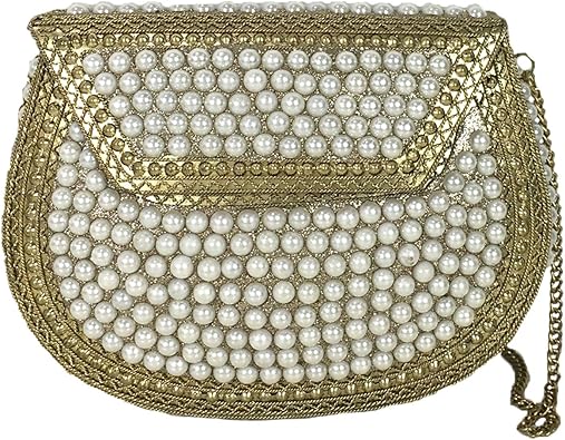 pearl bridal bag