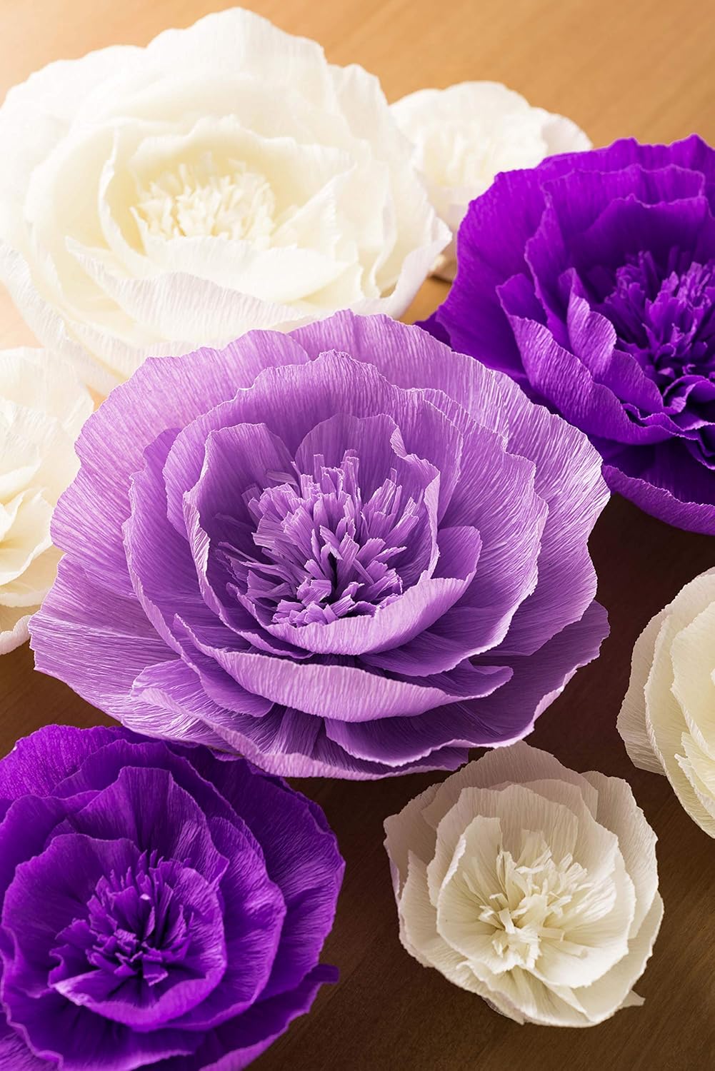 Always In Blossom Wedding Reception Table Centerpiece Ideas Big 3 Blossoms First Anniversary Gift Idea Dark Teal Blue Roses Set Of 6 Paper Flowers Bridal Shower Decor Artificial Flora Handmade Products Olharcidadao Com Br