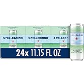 S.Pellegrino Sparkling Natural Mineral Water, Unflavored, 11.15 Fl. Oz (Pack of 24)
