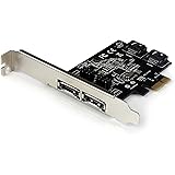 StarTech.com 2 Port PCI Express SATA 6 Gbps eSATA Controller Card - Dual Port PCIe SATA III Card - 2 Int/2 Ext - SATA III 6Gb