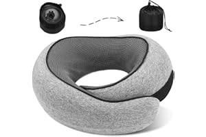 Sweet Cute Chocolate Travel Pillow Neck Pillow 2024, Memory Foam Neck Pillow Airplane, 360° Travel Neck Pillow Soft Neck Pillow for Traveling, Portable Travel Pillows for Airplanes Offices and Cars