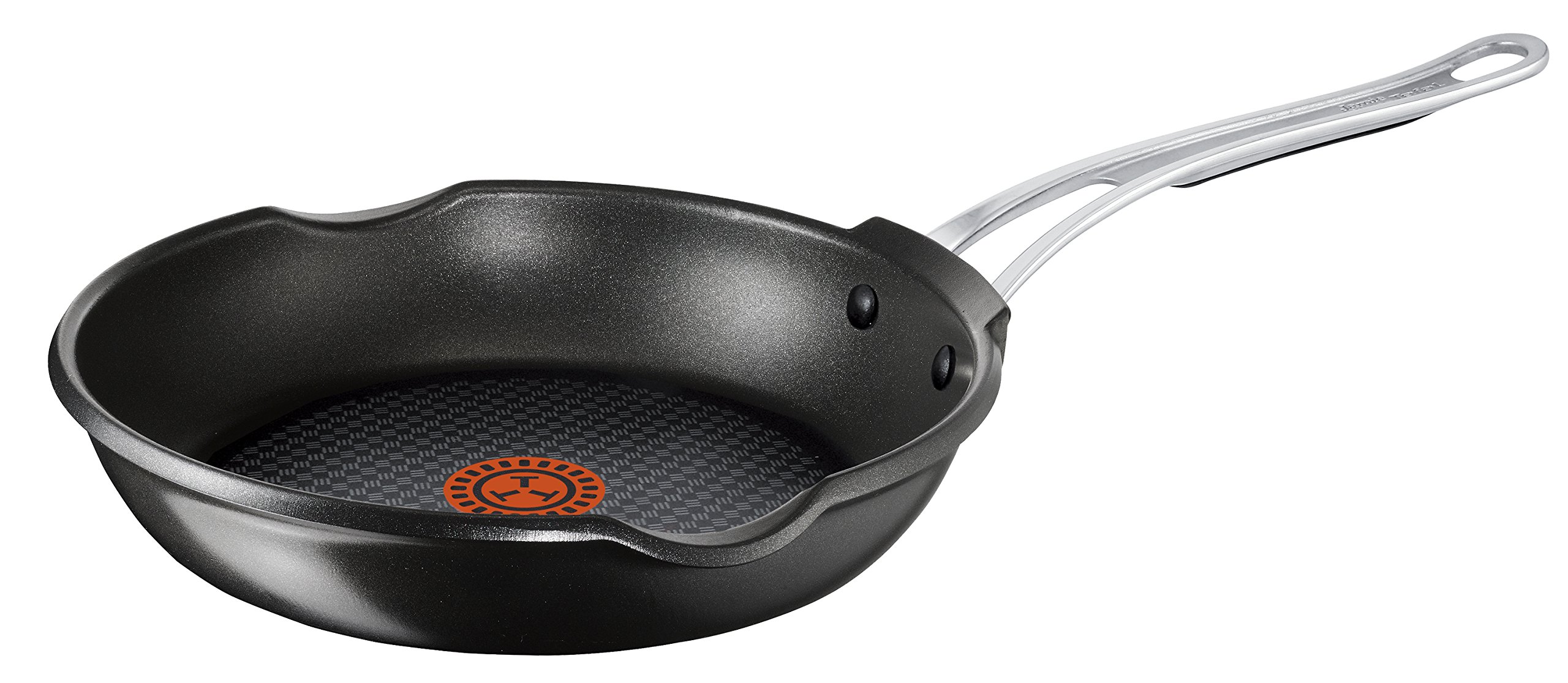 Tefal Jamie Oliver Premium Cast Aluminium Induction Wave Frying Pan in Black., black, 54.1 x 33.6 x 13.1 cm