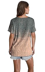 Tops for Women Trendy Summer Outfits Tie-Dye Print
