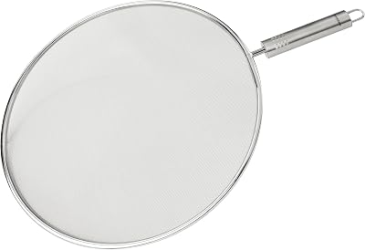 Fackelmann OPAL Splatter Screen 29cm Frying Pan Grease Guard Stainless Steel