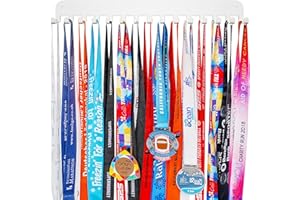 Sport Trophy Medal Ribbon Hanger Display Holder Rack with Trophy Shelf,Award Medal Display Rack and Trophy Shelf,Trophy Shelf