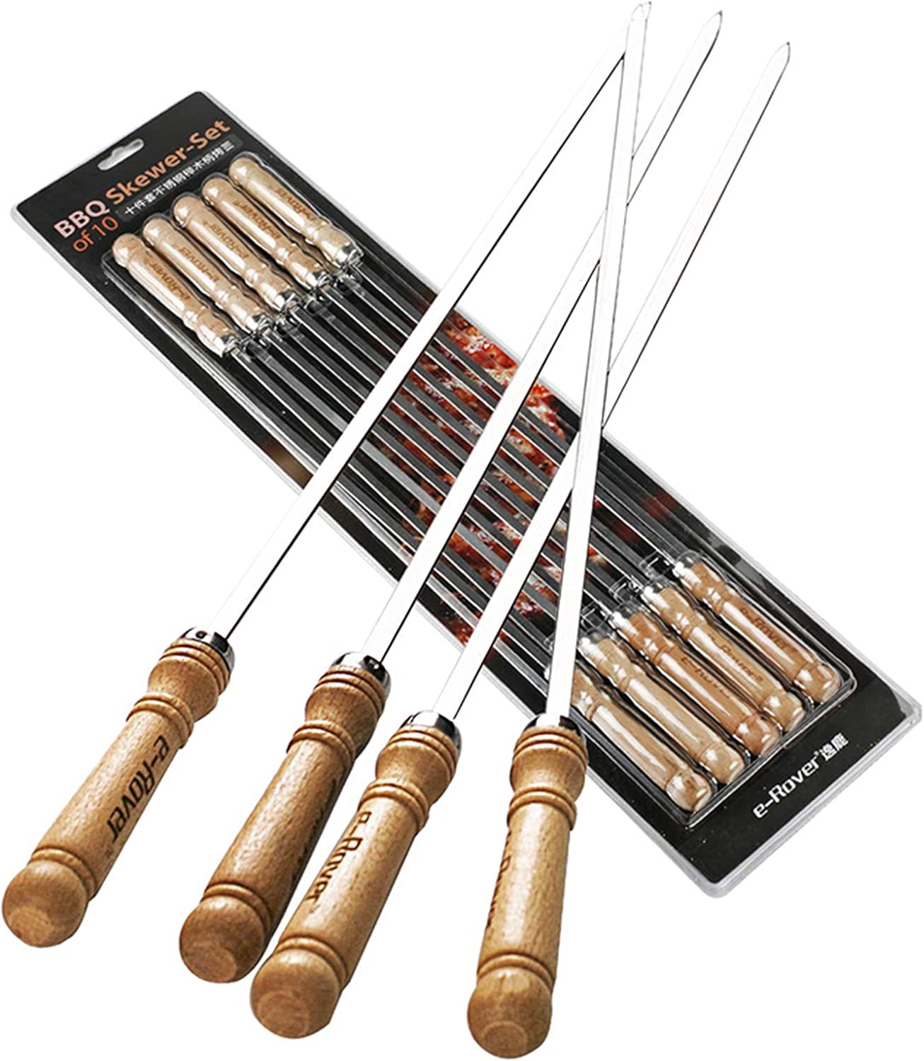 eRover® Outdoor Craftsmen Large Stainless Steel Skewers