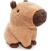 WEIGEDU Plush Capybara Stuffed Animal – 12.2” Soft Kawaii Toy for Kids & Adults, Brown Cute Animal Plush Pillow, Huggable Bedtime Buddy for Girls, Boys & Capybara Lovers