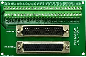 ELECTRONICS-SALON CZH-LABS DSUB DB50 Male/Female Header Breakout Board, D-SUB Breakout Moudle.