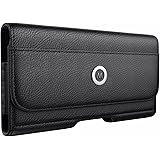 Meilib Belt Holster Designed for iPhone SE (2020), 6, 6s, 7, 8, Belt Holster with Belt Clip Built in ID Card Holder Fits Appl