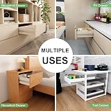 NECILO Push to Open 300mm Stainless Steel Drawer Runner 45 kg Pair view 7