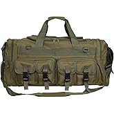 UNISTRENGH Men's Outdoor Sports Travel Duffle Bags Large Capacity 30'' Military Molle Tactical Gear Single Shoulder Bag For Mountaineering Camping Hunting (Army Green)
