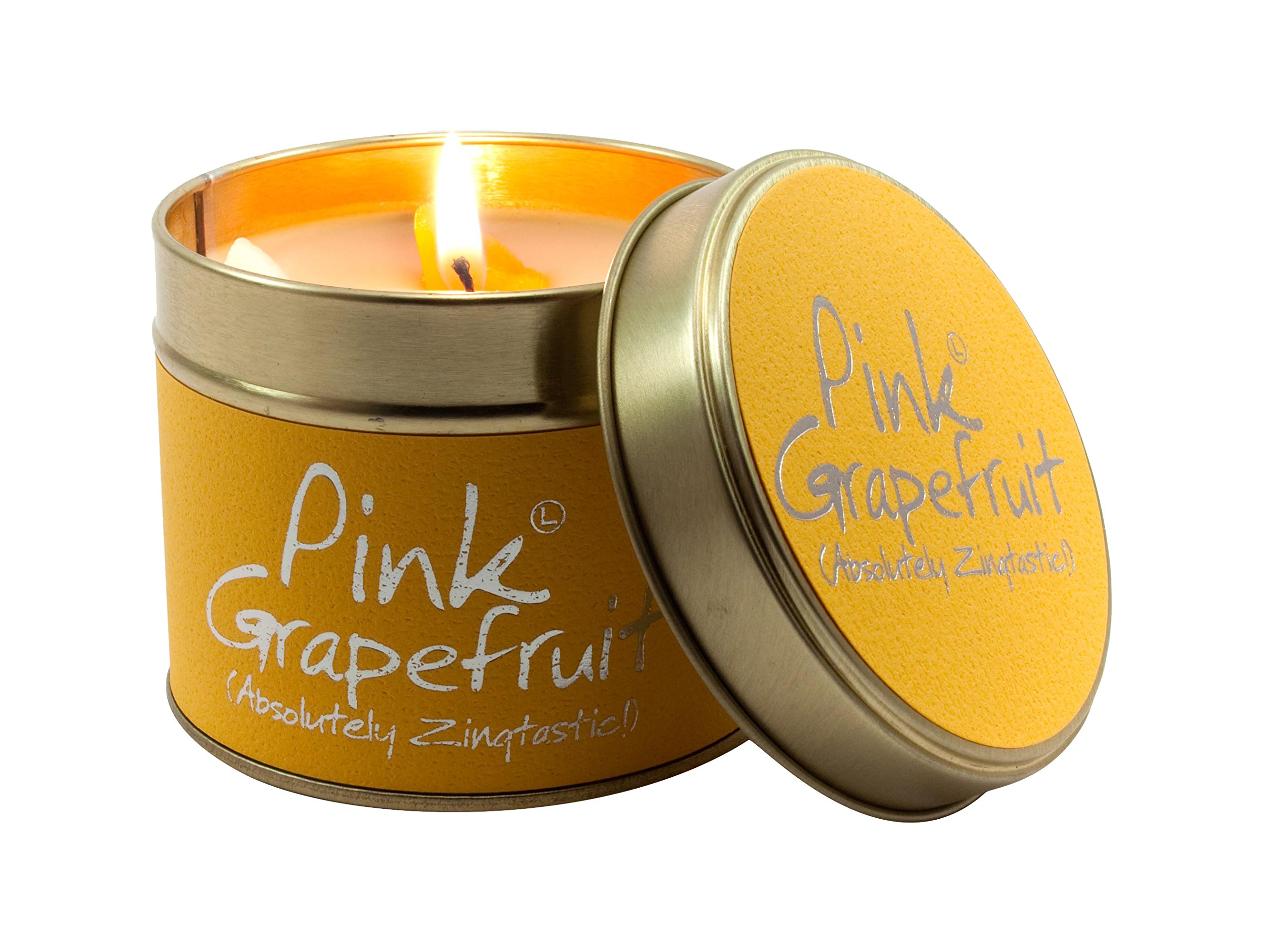 Lily-Flame Pink Grapefruit Tin, Yellow