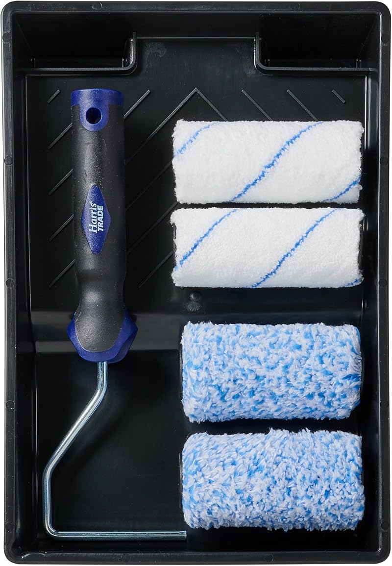 Harris Trade Jumbo Mini Gloss & Emulsion Roller Set 4in